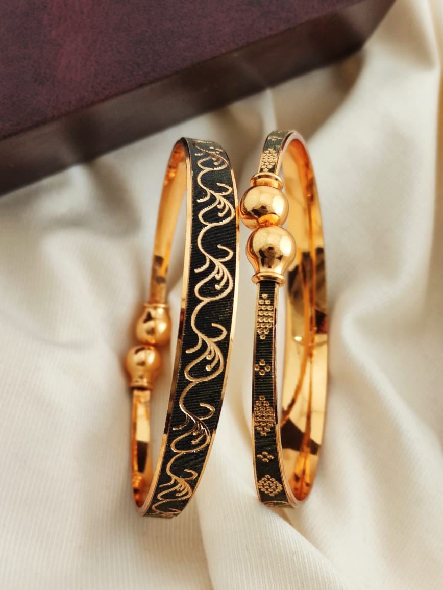 CNC Gold Plated Kadli Bracelets Wholesale Market In Surat With Price

